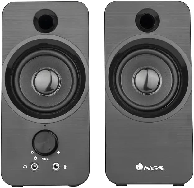 NGS SB350, 12 W högtalare för PC med USB-anslutning, svart.