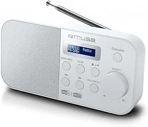 MUSE M-109 DBW Vit Bärbar Dab+/FM-radio