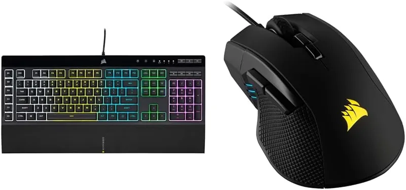CORSAIR K55 RGB PRO kabelansluten membrantangentbord