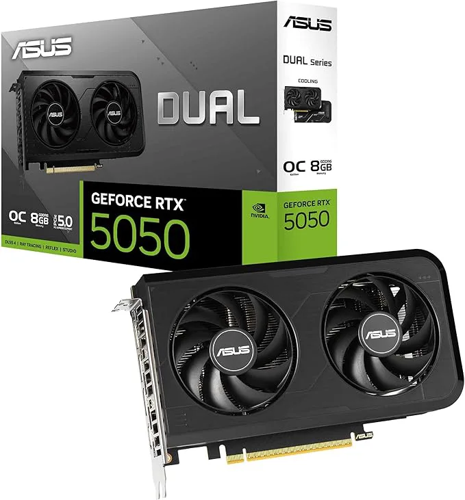 ASUS VGA 8GB RTX5050 DUAL-O8G 3xDP/1xHDMI DUAL-RTX5050-O8G