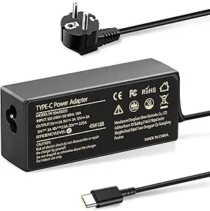 Zosam 45 W USB-C-laddare Kompatibel med Chromebook