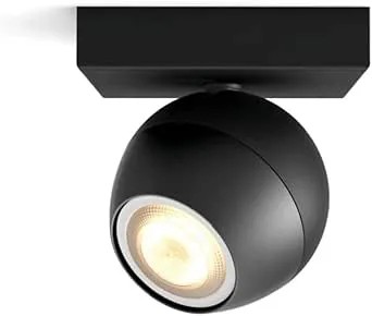 Philips Hue Buckram 1 ljuskälla svart