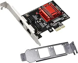 PCIe Gigabit nätverkskort med dubbla portar