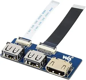 coolwell USB HDMI-adapter för Waveshare CM4-IO-BASE