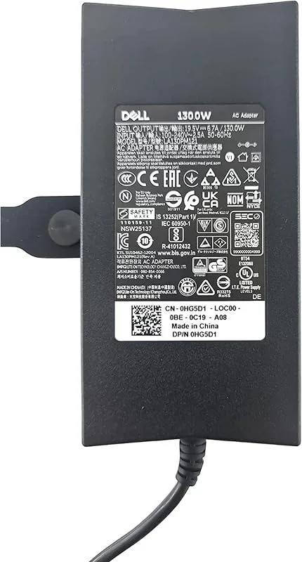 Dell Laddare Strömförsörjning Adapter Nätaggregat 130W 7.4mm 6.7A PA-4E för alla DELL bärbara datorer VJCH5 HG5D1 JU012