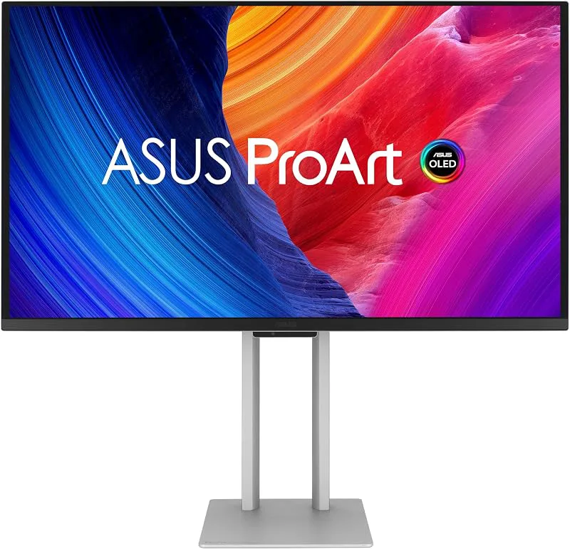 ASUS ProArt PA27UCDMR, 26,5 tum professionell bildskärm, 4K UHD QD-OLED (3840 x 2160), QD-OLED, 240Hz, 0.1ms, ultratunn,