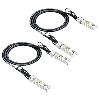 [2 Pack] SFP+ DAC Twinax Cable 0.5-Meter