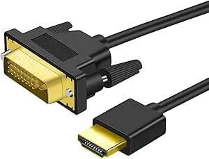 Twozoh 4K HDMI till DVI-Adapterkabel 1M