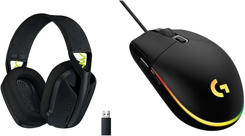 Logitech G 435 LIGHTSPEED Wireless Bluetooth Gaming Headset
