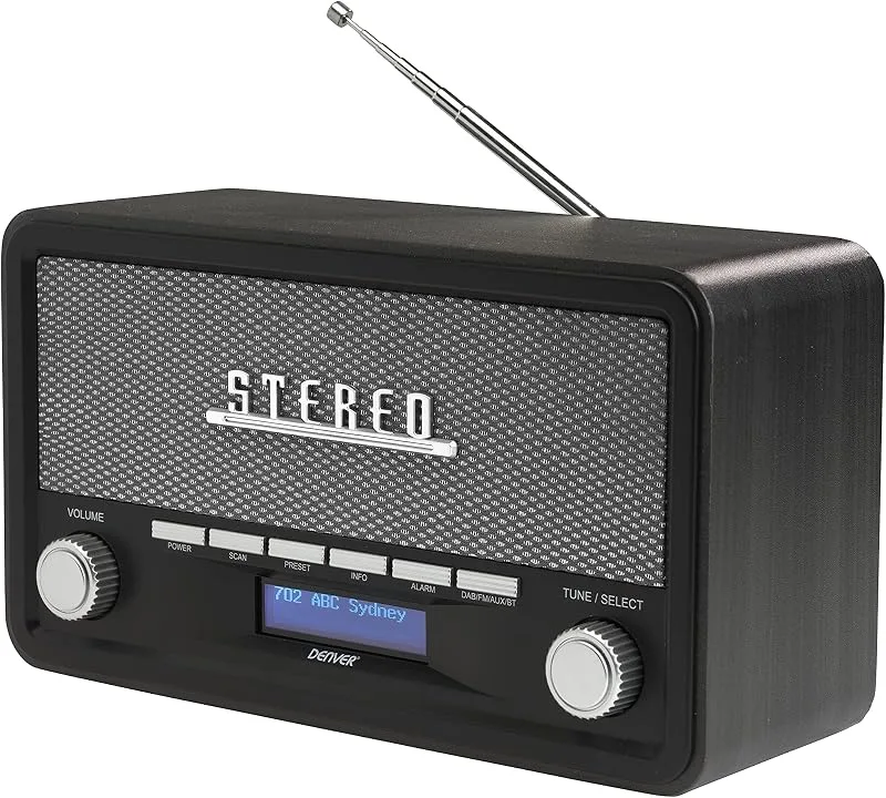 Denver DAB-radio DAB-18, mörkgrå, plats_B09FXS2DY6