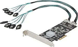 StarTech.com 8 Port Sata Pcie Card