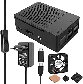 GeeekPi Raspberry Pi 3 B+ hölje med fläkt