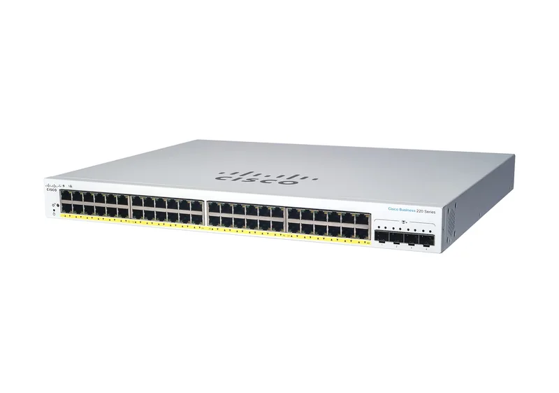 Cisco CBS220-48T-4G-EU Smart Switch, 48 portar