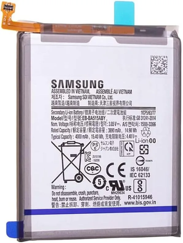 Denmen Originalbatteri för Samsung Galaxy A51 A515F