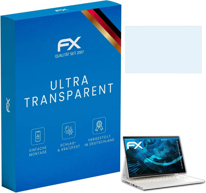 atFoliX Skärmskyddsfilm är kompatibel med Acer ConceptD 3 Ezel Pro
