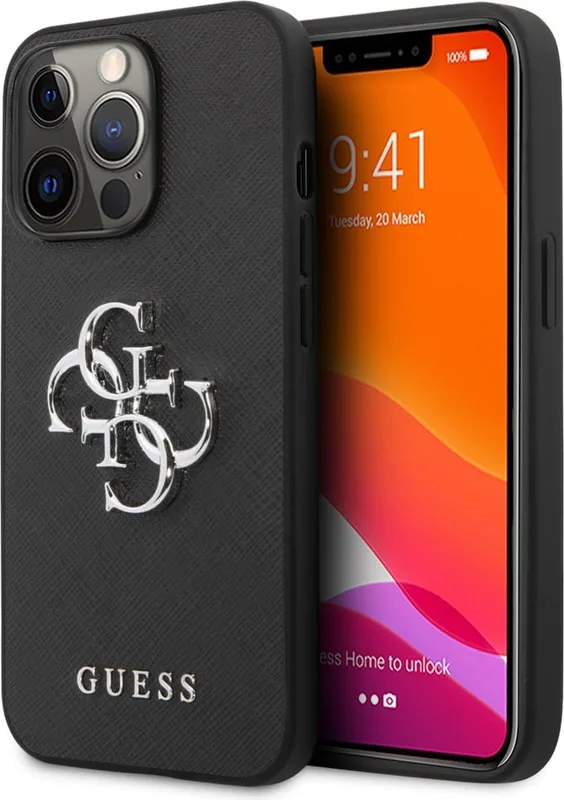Guess GUHCP13LSA4GSBK fodral för iPhone 13 Pro/13