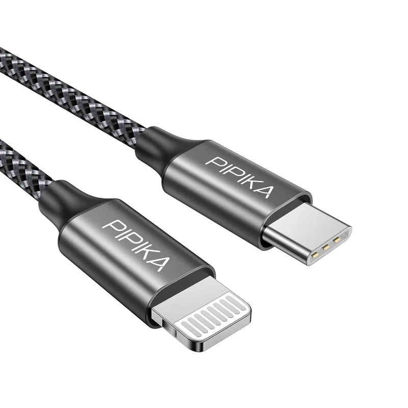 PIPIKA USB-C till Lightning-kabel, MFi-certifierad