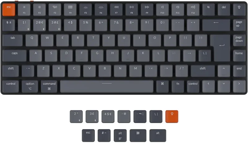 Keychron K3 Max QMK/Via trådlöst mekaniskt tangentbord