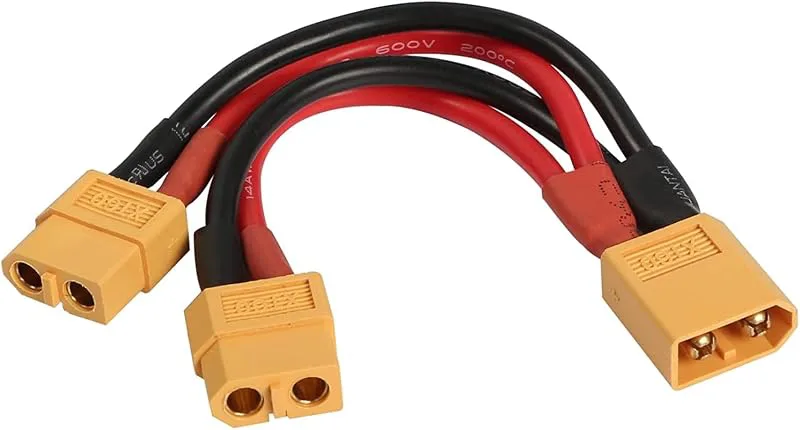 RIIEYOCA XT60 parallell batterianslutningsadapter dubbel förlängning