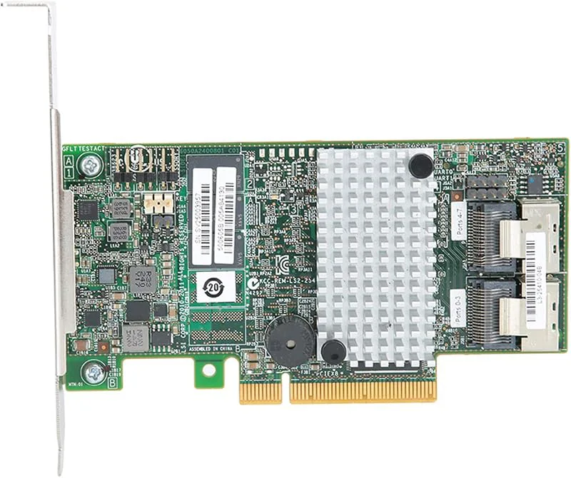 RAID-kort, LSI 9267-8i 2208 Master 6GB / S PCI-E X8 512MB 8-portar RAID0 / 1/10 SATA/SAS RAID-styrenhet KORT Disk Array