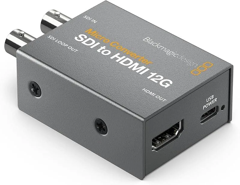Blackmagic Design Micro 12G dubbelriktad SDI till HDMI-omvandlare