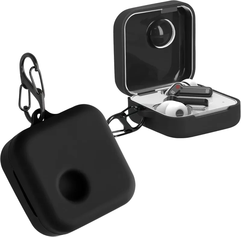 kwmobile Silikonfodral för hörlurar kompatibelt med Nothing Ear