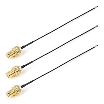 Waveshare 3PCS SMA to IPEX4 RF Cable