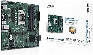 Asus Pro B660M-C D4-CSM Intel LGA 1700 Micro ATX DDR4 Motherboard