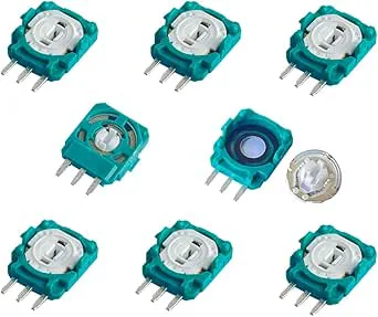 ElecGear 8x ALPS 2.1K Ersättning Trimmer Potentiometer för PS5 DualSense, PS4 DualShock 4 Controller, Ersättande Styrenhet Sensor Variabelt Motstånd för ALPS Analog Joystick med Drift Fix PCB