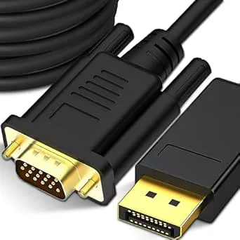 Retoo Displayport till VGA-omvandlarkabel 1,8 m 1080p