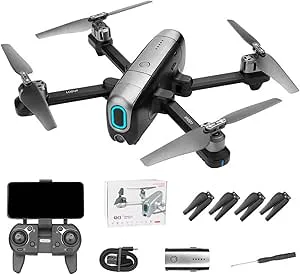 4K flygkamera, drönare, GPS-positionering HD-flygfotograferingsdrönare, 5G 1 km bildöverföringsavstånd, GPS/optiskt flöde dubbel positionering