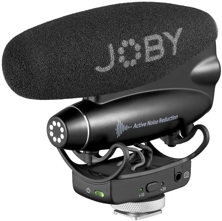 JOBY Wavo Pro on-kameramikrofon, kardioid, svart