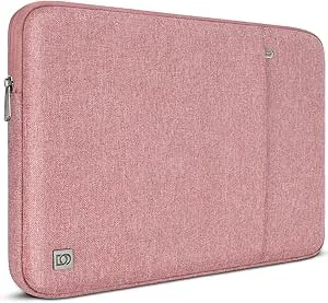 DOMISO Laptopfodral för 13 tum MacBook Air M4 13 tum laptopväska M4/M3/M2/M1 (2025-2018) A3240 A3113 A2681 A2337, MacBook Pro M2/A2686 M1/A2338, rosa