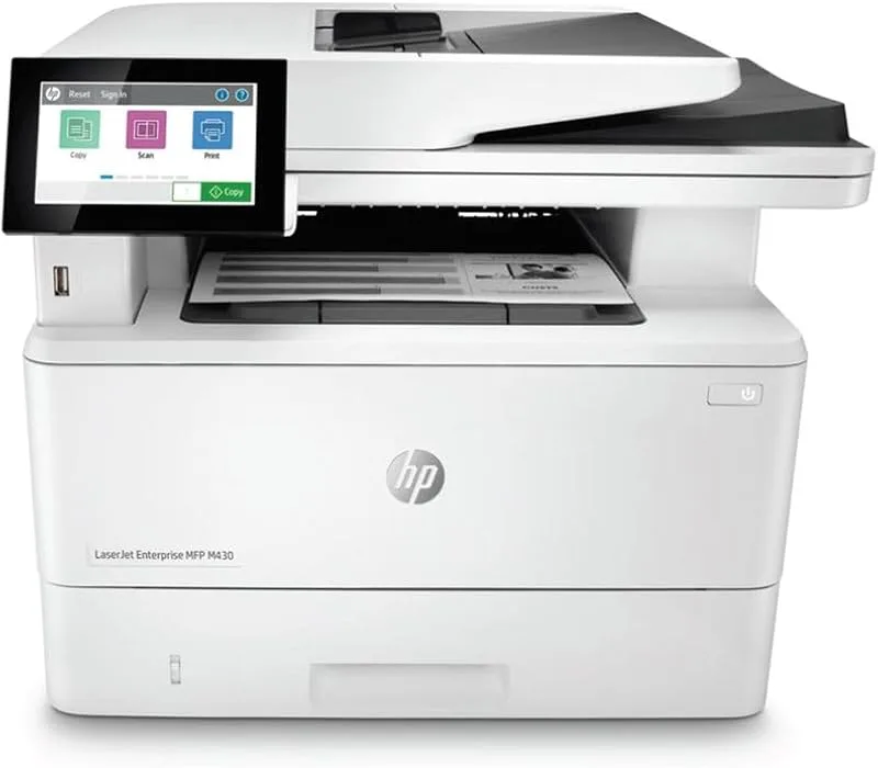 LaserJet Enterprise M430f multifunktionsskrivare, svartvitt, skrivare, skriva ut, kopiera, skanna och skicka med f