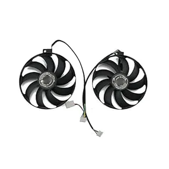 SISS Grafikkortsfläkt T129215SU för ASUS RTX 2060 Super 2070 2080 2080super DUAL EVO avancerad grafikkortsfläkt, videokortkylfläkt