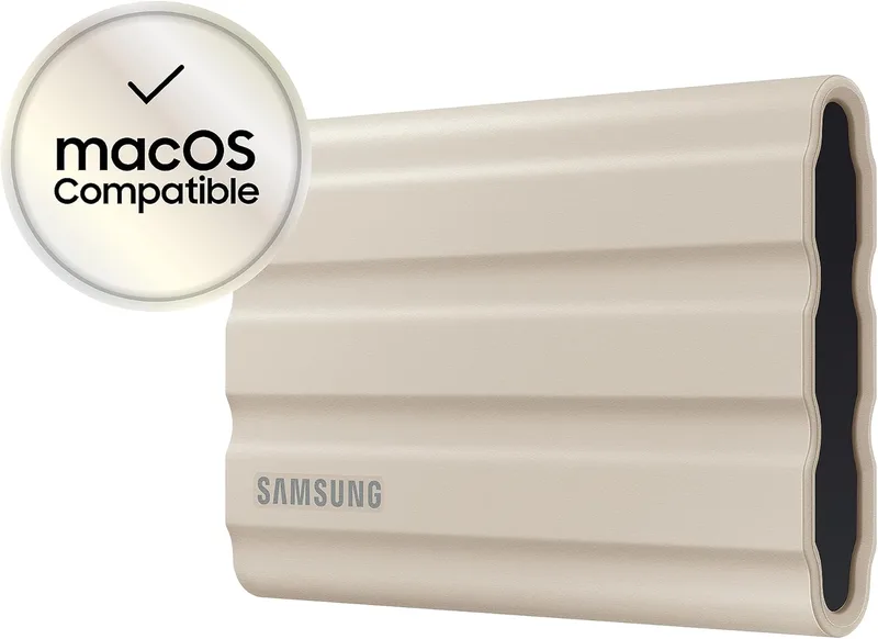 Samsung Portable T7 SHIELD 1TB Beige MU-PE1T0K/EU
