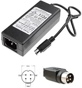 TOP CHARGEUR * Strömadapter 12 V 5 V 2A 4 stift för hårddisk LACIE D2 LaCie Bigger Disk Extreme 1TB