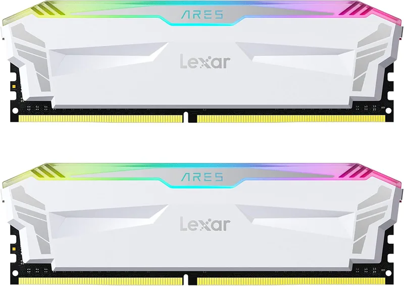 Lexar ARES RGB DDR4 RAM 16GB Kit 2x8GB 4000 MHz, DRAM 288-Pin U-DIMM Desktop Memory, XMP 2.0 Högpresterande Datorminne,