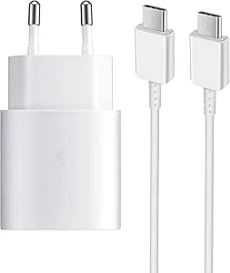 2-Pack 45 W snabb USB C-laddare och kabel för Samsung Galaxy S24 Ultra