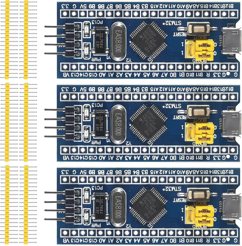 Alinan 3 st STM32F103C6T6 Minimum System Development Board med importerat chip STM32 ARM Core Learning Board Module