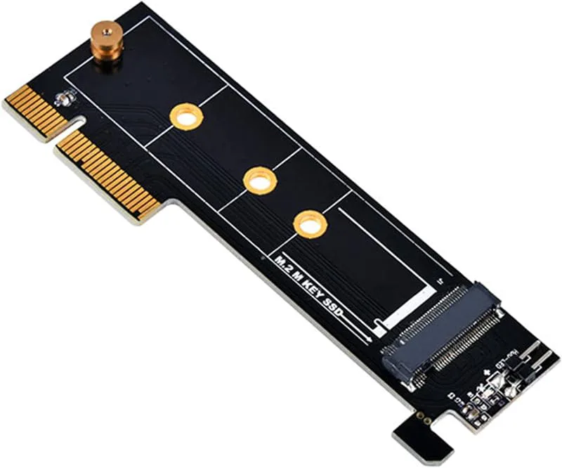 SilverStone ECM25, M.2 NVMe SSD till PCIe x4 adapterkort, PCIe CLKREQ, 2230, 2242, 2260, 2280, SST-ECM25