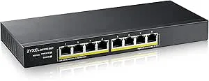 Zyxel 8-portars GbE PoE Smart Hybrid Mode Switch