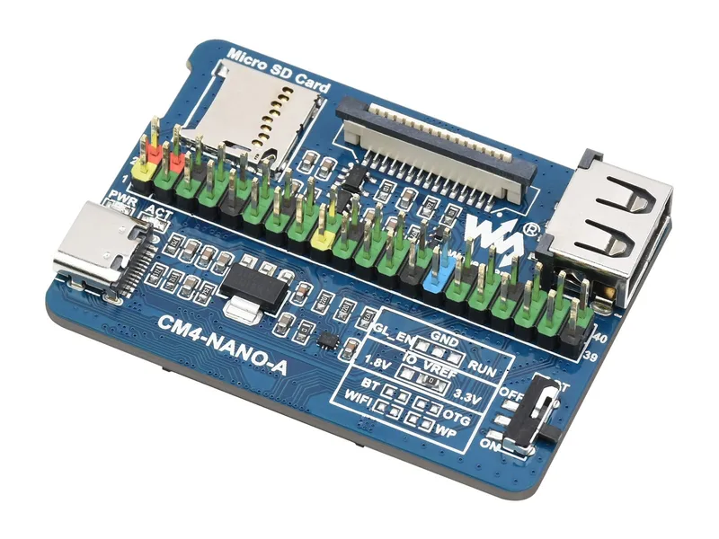 Waveshare Nano Base Board (A) för Raspberry Pi Compute Module 4