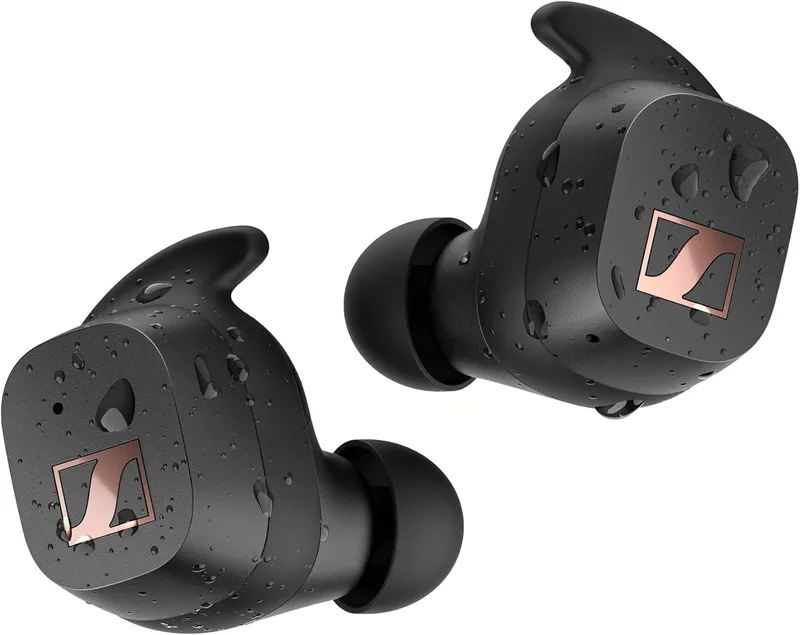 SENNHEISER Sport True Wireless 509299 Hörlurar, Svart, En storlek
