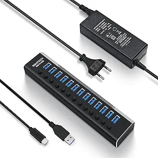 RSHTECH usb Hub 3.2 aktiv med strömförsörjning
