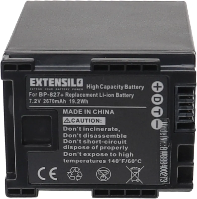 Batteriersättning för Canon BP-820