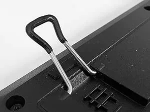 Datortangentbordsfötter ersättning 2 st – gummigrepp små ergonomiska lutningsstativklämmor för att stödja tangentbordsben – för Logitech K120, K260, K270, K330, K345, K350, K360, K520, K835, K850 och