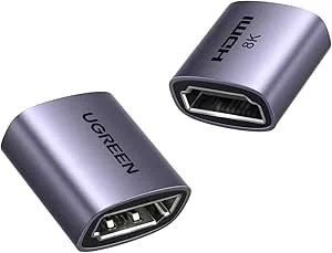UGREEN 8K HDMI Kontakt (2 delar) hona till hona, stöder 8K 60Hz 4K 120Hz UHD