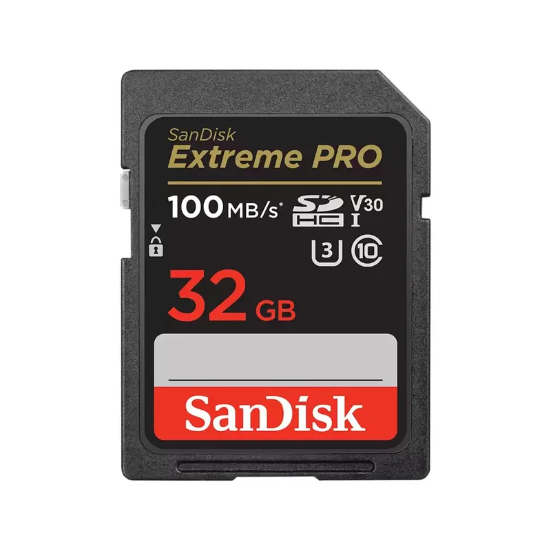 SanDisk Extreme Pro SDHC-minneskort 32GB, 100 MB/s, UHS-I, V30, U3
