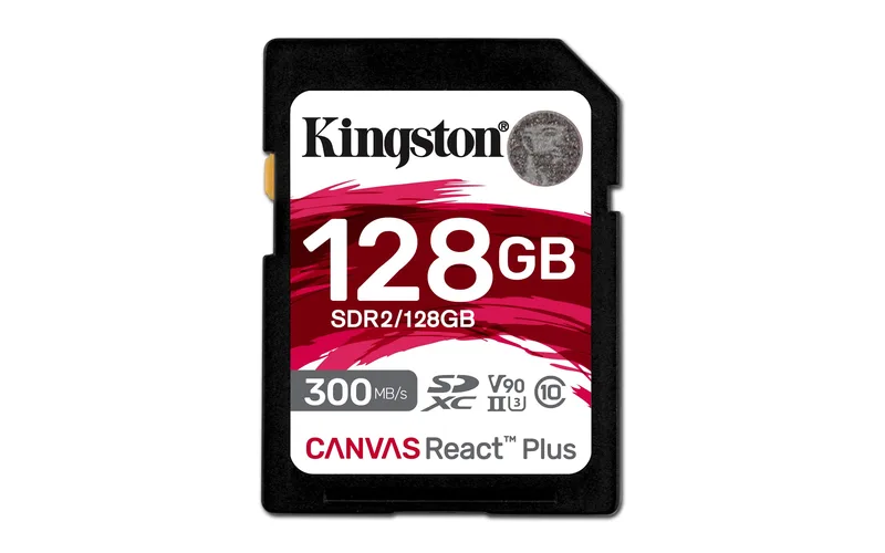 Secure Digital SDXC 512 GB Kingston Canvas React Plus V60, 280/150 MB/sek, Class 10, UHS-II U3